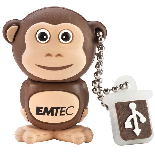 Pen Drive USB Emtec Safari Macaco 4 GB