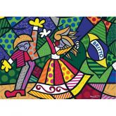 Quebra-cabeça cartonado Brazil Romero Britto 1000Peças GROW