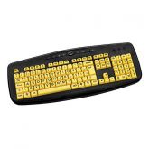 Teclado Infantil USB Amarelo Bright/Maxell