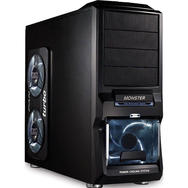 Gabinete Gamer Preto 4 BAIAS 3 USB K-MEX