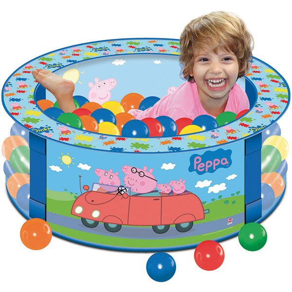 Piscina de Bolinhas Peppa Pig com 100 Bolinhas - Líder